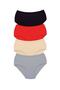Tutku-3 Pieces Women's High Waist Bato Thick Rubber Panties S5