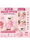 40 cm Plush Teddy Bear in Pink Dress Soft Toy Cute Gift Bear Pl50149 - 2