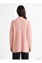 Half Turtleneck Patterned Women's Knitwear Tunic - 4