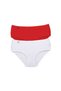 Tutku-3 Pieces Women's High Waist Bato Thick Rubber Panties S5