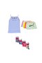 Tutku-Kız Child's 4-Piece Set: 4-Piece T-Shirt with Strap, 4-Piece Printed Boxer Shorts, 4-Piece Socks Set - 2