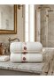 Minimale Embroidered Towel 2 Pieces 45X90Cm - White