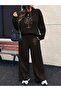Women's Printed Top and Bottom Tracksuit Set Wide Leg Relaxed Fit