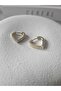 Xuping Stainless Steel Heart Hoop Earrings - 5