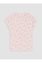 Özmarka New Season Pink V-Neck Patterned Maternity Pajama Set - 8