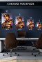 JoJo Anime Warrior Anime Metal Wall Art - 6