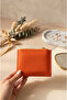 Women's Crocodile Patterned Small Wallet with Zipper Coin Compartment and Multi-Card Holder - 3