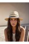 Women's Oranik Knitted Straw Fedora Hat - 3