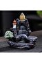 Creative High Mountain Waterfall Incense Burner, Holiday Gift, Best for Christmas, with 50 pcs Mixed Fragrance Backflow Incense, Fascinating Fragrance Backflow Incense Waterfall Flow Clouds - 3