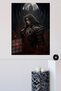 Dark Fantasy Warrior Anime Metal Wall Art - 4