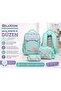 1813 3-Piece Unisex School Bag Set – Girls' and Boys' Backpack + Lunch Box + Pencil Case – Supported Back Panel - 3