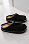 Women'S, Suede Textured Slippers. Fur Inside, Embroidery Detail, Warm Soft Sole House Slippers - 3
