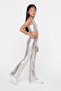 Shiny Flare Glossy Spanish Leg Disco Leggings - 3