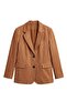 Camel Sienna Suede Blazer Jacket