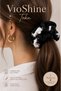 Women's Double Color Viscose Elastic Hair Clip Scrunchie - 4