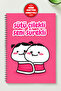 Strawberry Milk (Love Themed) (A5 Metal Spiral Lined Cardboard Cover Love Themed Lined Notebook) - 2