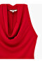 Slim Fit Asymmetrical Sleeveless Degaje Collar Undershirt - 8