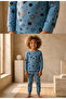Boy's Planet Patterned Pajama Set - 2