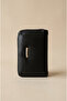 Women's Faux Leather Vertical Striped Zippered Multi-Compartment Luxury Wallet & Card Holder - 3