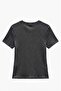 Black Silvery Crew-Neck T-Shirt - 2