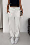 Women's Parachute Pants with Elastic Waist, Pockets, Drawstring Cuffs, Relaxed Fit - 4