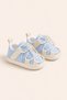 Baby Blue Drawstring Detailed Soft Sole Baby Booties with Stopper (4-12 Months / 18-19 Size) - Lnc 5200 - 4