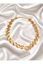 Specially Designed Round Sequin Plate Row Necklace - 2