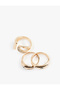 3-Piece Stone Ring Set - 3