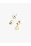 Multi-Colored Drop Earrings with Dangle - 3