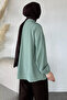 Mint Buttoned Hijab Tunic - 3