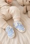 Baby Blue Drawstring Detailed Soft Sole Baby Booties with Stopper (4-12 Months / 18-19 Size) - Lnc 5200 - 6