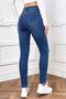 Blue Women's Plus Size Jean Denim Pants - 6