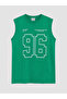Green Printed Boys' 2-Piece Undershirt - 2