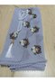 Needlework Gray Color Prayer Mat with Prayer Beads