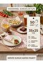 Heart Patterned Oil Resistant Presentation and Serving Paper Food Grade Hamburger Wrap Packaging 35X25 cm 50 Pieces