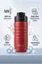 Children's Steel Water Bottle with Straw and Flask 500 ml Leak-Proof Bpa Free Sus304 School Water Flask - 2