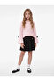 Long Sleeve Crew Neck Blouse with Bow Detail