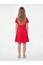 Short Sleeve Crew Neck Pleated Dress - 3