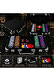 200 Chip Poker Set with Leather Case Professional Playing Set with 2 Decks of Playing Cards Dice and Accessories - 3