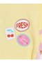 Vizyon New Season Yellow Printed Girls' T-Shirt - 3