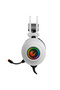 Rampage Rm-K1 Pulsar White USB 7.1 Surround+Vibration Rgb Light Effect Gaming Headset with Microphone Prt78 - 3