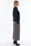 Lace Trimmed Knitwear Cardigan Black - 6