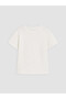 Vizyon New Season Ecru Crew Neck Baby Boy T-Shirt