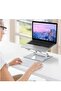 Foldable Laptop Holder with Heat-Vent, Ergonomic Portable Aluminum Computer Stand for Desk, Adjustable Laptop Riser - 3