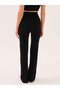 Motion Cross Waist Flare Leggings Black - 3