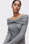 Fine-knit off-the-shoulder dress - 3