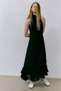 Ruffled maxi dress