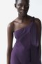 Braided-detail one-shoulder dress - 5