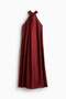 Maxi halterneck dress
