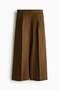 Ankle-length linen-blend trousers - 5